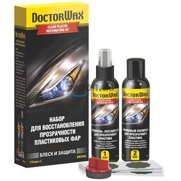 Набор для восстановления фар Doctor Wax DW5040